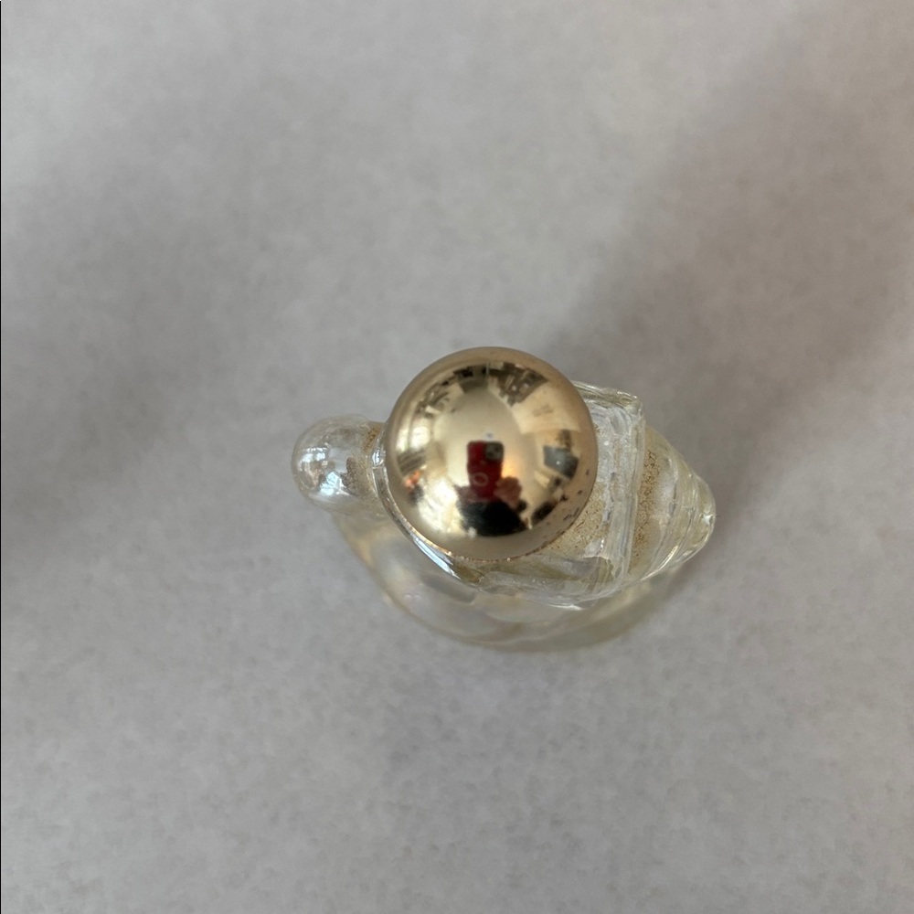 AVON GLASS SWAN  EMPTY MINI IRIDESCENT PERFUME BOTTLE - Picture 3 of 4